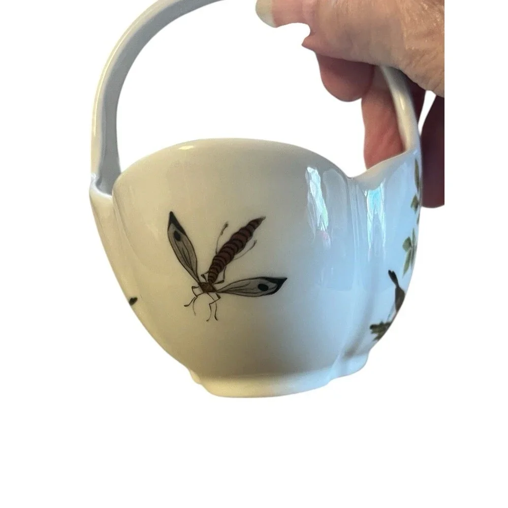 Limoges France Porcelain Basket